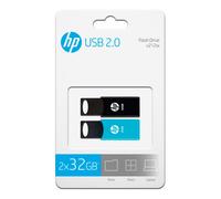 Pny v212w unidad flash usb 32 gb usb tipo a 2.0 negro, azul