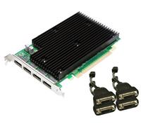 PNY Quadro NVS 450 - Tarjeta de vídeo PCI-Express (512 MB, DDR3, 4 cabezas)