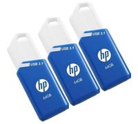 PNY X755W TRIPLE PACK UNIDAD FLASH USB 64 GB USB TIPO A 3.2 GEN 1 (3.1 GEN 1) AZUL, BLANCO