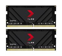 PNY XLR8 Gaming 16GB (2x8GB) DDDR4 DRAM 3200MHz (PC4-25600) CL20 1.2V Dual Channel Overclocked Notebook/Laptop (SODIMM) Kit de Memoria para computadora - MN16GK2D43200X
