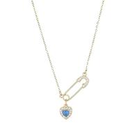 PNZLZIA Collar de clip de plata elegante para mujer, collar de clip personalizado sexy con forma de corazón, 0.6*90cm, Metal, No es una piedra preciosa