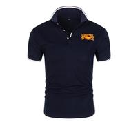 Po.lo hombre Hazzard G.e.ner.al L.ee Car, Golf Hombre Camisa de Verano Slim Fit Camiseta, Ideal para fitness y ropa informal, ropa(Dark Blue,L)