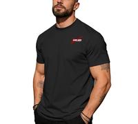 Po.lo Manga Corta C.a.n-a.m, Golf Po.los Hombre, Ropa Ultra Ligera y Transpirable para Ocio al Aire Libre(Black,S)