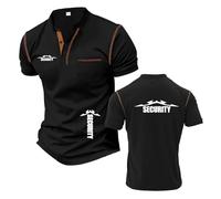 Po.lo para hombre Para SEC.URI-TY, Absorbe la Humedad, Dry fit, atlético, de Manga Corta, Ideal para ropa transpirable deportiva y de golf, office(Heise,3XL)