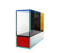 Po Selected PO401 - Jarrón, Vidrio, 24 x 19,5 x 8 cm, Color Multicolor