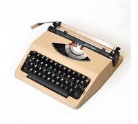 POADGBCN Máquina de Escribir clásica de Estilo Antiguo Máquina de Escribir Manual Vintage para Cartas y Notas Decoración Retro para Escritorio de Oficina en casa(Khaki)