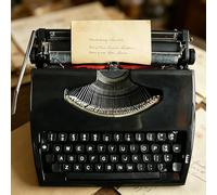 POADGBCN Máquina de Escribir Manual Retro portátil Clásica máquina de Escribir mecánica Vintage para Escribir Cartas de Forma Creativa(Black)