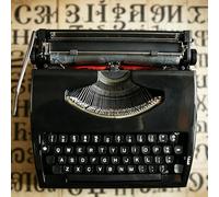 POADGBCN Máquina de Escribir Manual Vintage portátil Clásica máquina de Escribir Antigua Máquina de Escribir Manual Retro para Escribir Cartas de Forma Creativa(Black)