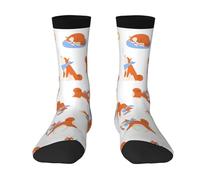 Poadnly Adorable Akita Inu,Calcetines de compresión deportivos unisex Medias para adultos.