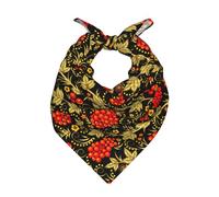 Poadnly Arándano tradicional ruso,Bufanda tipo bandana para hombre y mujer: pañuelos elegantes y versátiles para el cuello y la cabeza.
