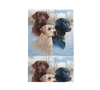 Poadnly Arte de Cachorro de Perro Labrador Retriever,Paños de Cocina absorbentes con diseño de gofre Toalla de Cocina, 41 x 66 cm