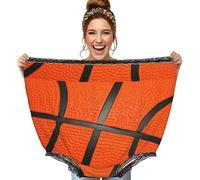 Poadnly Baloncesto Línea Negra,Ropa Interior Grande para mamá, Ropa Interior novedosa de Gran tamaño, Bragas de Abuela, Regalos de Broma