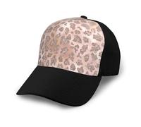 Poadnly Brillo de Tigre de Oro Rosa,Gorra de béisbol clásica Ajustable, Gorra de papá, Gorra de Camionero Unisex.