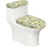 Poadnly Cebolla,Juego de 2 Tapas Reutilizables para Inodoro, Resistentes al Polvo y a Las Salpicaduras, Ideales para el baño.