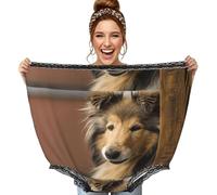 Poadnly Collie de Pelo Largo Lassie Perros Perros Grandes y Peludos Mascotas,Ropa Interior Grande para mamá, Ropa Interior novedosa de Gran tamaño, Bragas de Abuela, Regalos de Broma