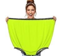 Poadnly Color Verde Lima neón Brillante,Ropa Interior Grande para mamá, Ropa Interior novedosa de Gran tamaño, Bragas de Abuela, Regalos de Broma