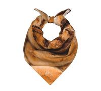 Poadnly Delicioso patrón de pan de rollos de canela,Bufanda tipo bandana para hombre y mujer: pañuelos elegantes y versátiles para el cuello y la cabeza.