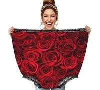 Poadnly Estampado de Rosas,Ropa Interior Grande para mamá, Ropa Interior novedosa de Gran tamaño, Bragas de Abuela, Regalos de Broma