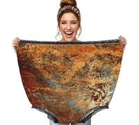 Poadnly Estructura de Hierro de Acero Oxidado de Color marrón óxido Colorido,Ropa Interior Grande para mamá, Ropa Interior novedosa de Gran tamaño, Bragas de Abuela, Regalos de Broma
