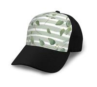 Poadnly Eucalipto dólar de Plata Verde,Gorra de béisbol clásica Ajustable, Gorra de papá, Gorra de Camionero Unisex.