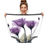 Poadnly Flores de Esperanza de Color púrpura Lavanda,Ropa Interior Grande para mamá, Ropa Interior novedosa de Gran tamaño, Bragas de Abuela, Regalos de Broma