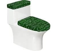 Poadnly Fórmulas de Ecuaciones matemáticas,Juego de 2 Tapas Reutilizables para Inodoro, Resistentes al Polvo y a Las Salpicaduras, Ideales para el baño.