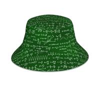 Poadnly Fórmulas de Ecuaciones matemáticas,Sombrero Tipo Pescador para Adultos, Sombrero de Sol Reflectante para Correr de Noche, Gorra de Pescador