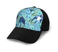 Poadnly Golondrinas voladoras Flores de Primavera,Gorra de béisbol clásica Ajustable, Gorra de papá, Gorra de Camionero Unisex.