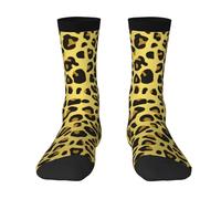 Poadnly Guepardo leopardo amarillo,Calcetines de compresión deportivos unisex Medias para adultos.
