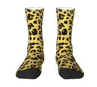 Poadnly Guepardo leopardo amarillo,Calcetines de compresión deportivos unisex Medias para adultos.