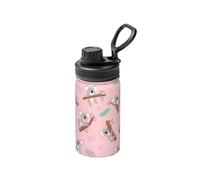 Poadnly Koala, un animal salvaje australiano adorable,Botella de agua aislada de 12 oz, taza de café de acero inoxidable, termo al vacío, botella de agua