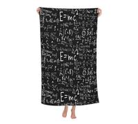 Poadnly Ley de fórmula física E=Mc2,Toalla de Playa de Secado rápido de 80 x 130 cm, Toalla de baño Ultra Suave, Ideal para baño y Hotel.