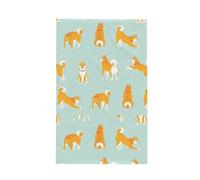 Poadnly Lindo Cachorro de Shiba Inu,Paños de Cocina absorbentes con diseño de gofre Toalla de Cocina, 41 x 66 cm