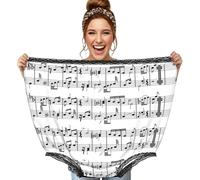 Poadnly Notas Musicales,Ropa Interior Grande para mamá, Ropa Interior novedosa de Gran tamaño, Bragas de Abuela, Regalos de Broma