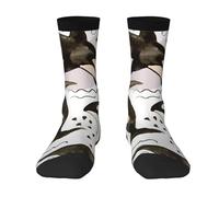 Poadnly Orcas de acuarela,Calcetines de compresión deportivos unisex Medias para adultos.