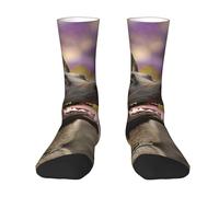 Poadnly Pastor belga malinois Mascotas Perros Pastor belga malinois,Calcetines de compresión deportivos unisex Medias para adultos.