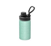 Poadnly Patrón Art Déco sin costuras,Botella de agua aislada de 12 oz, taza de café de acero inoxidable, termo al vacío, botella de agua