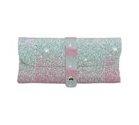 Poadnly Patrón rosa brillante,Estuche portátil para gafas, bolsa blanda para gafas, funda protectora antirrayas