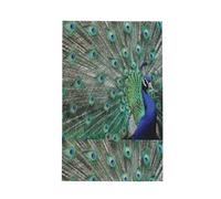 Poadnly Pavo Real mostrando Plumas con Las alas Abiertas,Paños de Cocina absorbentes con diseño de gofre Toalla de Cocina, 41 x 66 cm