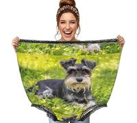 Poadnly Schnauzer Miniatura,Ropa Interior Grande para mamá, Ropa Interior novedosa de Gran tamaño, Bragas de Abuela, Regalos de Broma