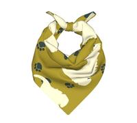 Poadnly Silueta de perro del oeste de las Tierras Altas del Oeste,Bufanda tipo bandana para hombre y mujer: pañuelos elegantes y versátiles para el cuello y la cabeza.