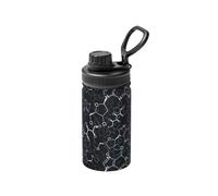 Poadnly Símbolos de química química,Botella de agua aislada de 12 oz, taza de café de acero inoxidable, termo al vacío, botella de agua