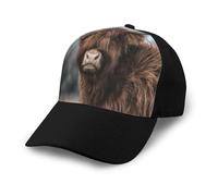 Poadnly Vaca de Las Tierras Altas, Fauna Escocesa,Gorra de béisbol clásica Ajustable, Gorra de papá, Gorra de Camionero Unisex.