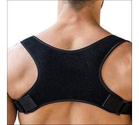 POAGL Corrector de postura para hombres, ajuste universal, ajustable, soporte superior de la espalda para clavícula para apoyar el cuello, espalda y hombros, alivio del dolor de cifosis, alisador de