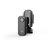 POAHNCU Cámara Deportiva, Cámara de acción C100 4K Impermeable for Deportes, for Cascos Bicicleta y Motocicletas para Ciclismo y Vlogs de Mascotas(Black+128g)