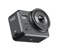 POAHNCU Cámara Deportiva, Cámara de acción con estabilización electrónica Imagen y Pantalla LCD táctil Resistente al Agua para Ciclismo y Vlogs de Mascotas