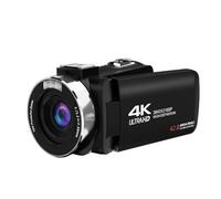 POAHNCU Cámara Deportiva, Cámara de fotografía Digital portátil 4K, cámara Fotos y vídeos, Viaje DV con Zoom 18X, Pantalla giratoria Flash para Ciclismo y Vlogs de Mascotas
