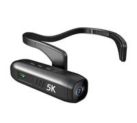 POAHNCU Cámara Deportiva, Cámara de Video portátil 5K con Montura for la Cabeza, videocámara Web 30 MP, antivibración, Resistente al Agua for grabación para Ciclismo y Vlogs de Mascotas