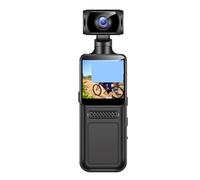 POAHNCU Cámara Deportiva, Cámara Digital 4G Multifuncional, Corporal con rotación de 180°, for Ciclismo y conducción, 64 GB Memoria para Ciclismo y Vlogs de Mascotas