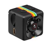 POAHNCU Cámara Deportiva, Mini cámara Full HD 1080P con detección de Movimiento, DVR portátil, videocámara Deportiva for Seguridad y grabación al Aire Libre para Ciclismo y Vlogs de Mascotas(Black)